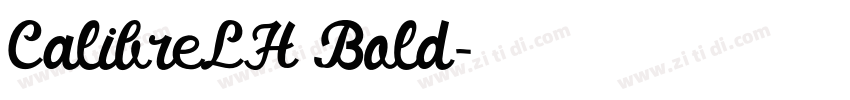 CalibreLH Bold字体转换 CalibreLH Bold字体转换